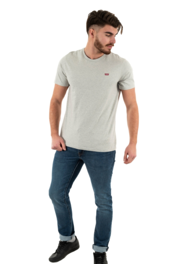 tee shirt levi's® ss original hm tee 0130 light mist heather