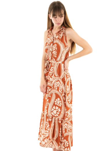 robe lauren vidal re2094 sepia