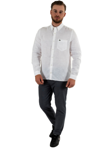 Chemise lacoste ch5692 001 blanc