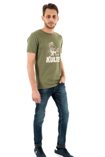 tee shirt kulte dominicien kaki