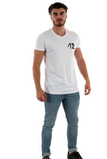 Tee shirt ajm12 tee shirt blanc