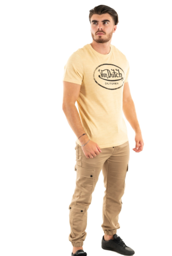 tee shirt von dutch aaron nei beige