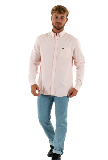 Chemise lacoste ch1911 7fd blanc/nidus