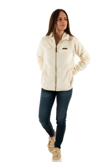 Gilets cardigans columbia fire side™ ii sherpa fz 191 chalk