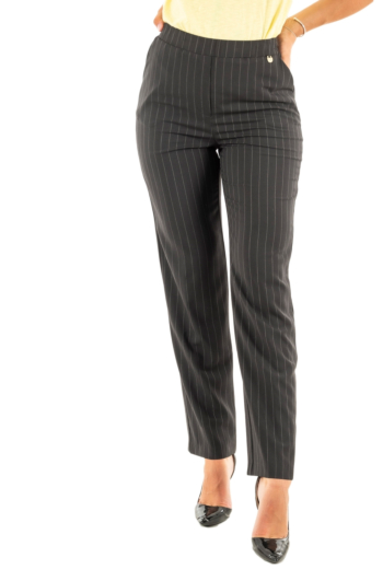 pantalons lola casademunt pantalón raya negro