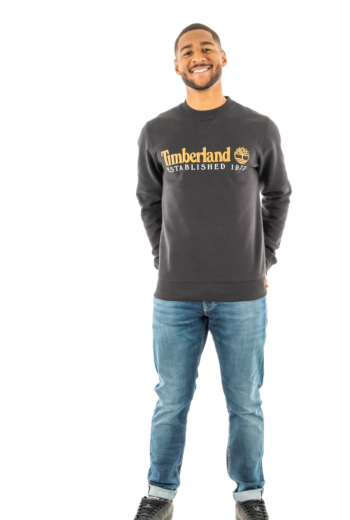 Sweat timberland brush bach crew neck 001 black