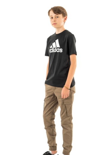 tee shirts manches courtes adidas originals u bl noir/blanc