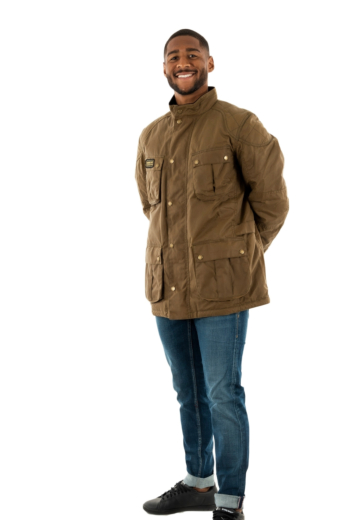 blousons et vestes barbour intl winter lockseam wax sn32 sand