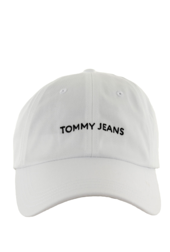 Casquettes tommy jeans linear logo ybr white