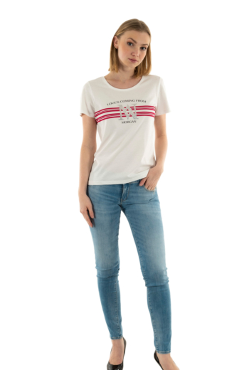 Tee shirt morgan 241-donna fuchsia