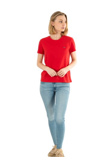 Tee shirt levi's® perfect tee 0303 script red