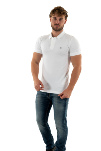 Polos calvin klein jeans embro badge yaf bright white