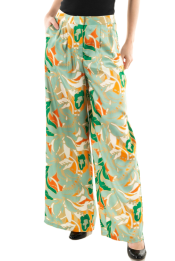 Pantalons only palma loose tangerine