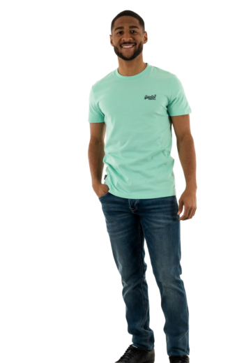 Tee shirt superdry m1011245a 2md spearmint light green