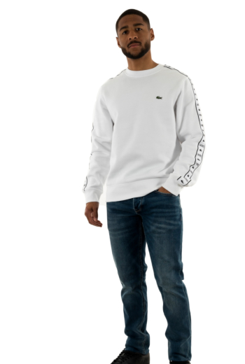 Sweat lacoste sh7492 001 blanc