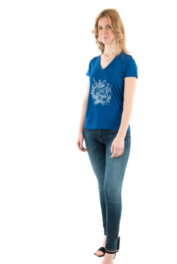 Tee shirt sun valley paceco 6309 bleu roi