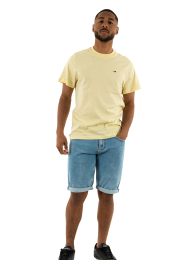 Tee shirt tommy jeans classic jersey zho lemon zest