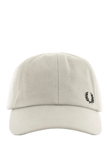 Casquettes fred perry pique classic r41 limestone/black