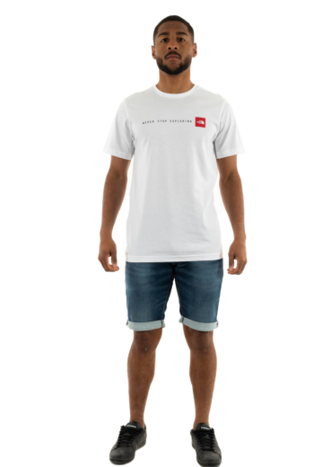 Tee shirt the north face 0a87ns fn41 white