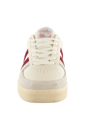 Baskets basses gola grandslam trident ak wht/cerise/chalk