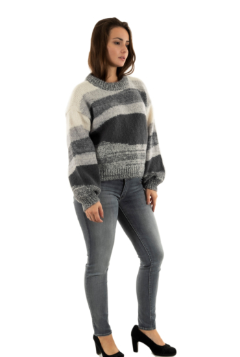 Pull hiver only jenny magnet tonal stripes