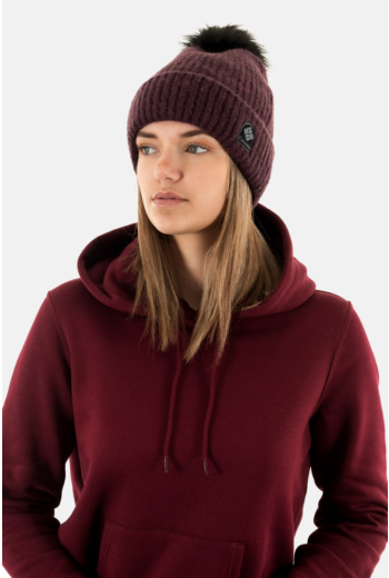 Bonnets columbia winter blur pom pom 608 moonvista