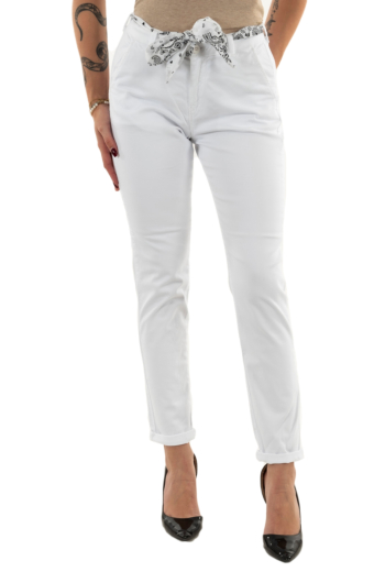 Pantalons Le Temps Des Cerises dyli 7 1001 white