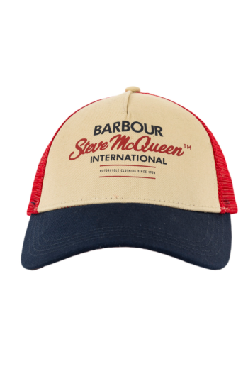 Casquettes barbour mha0478 ny15 navy/red/stone