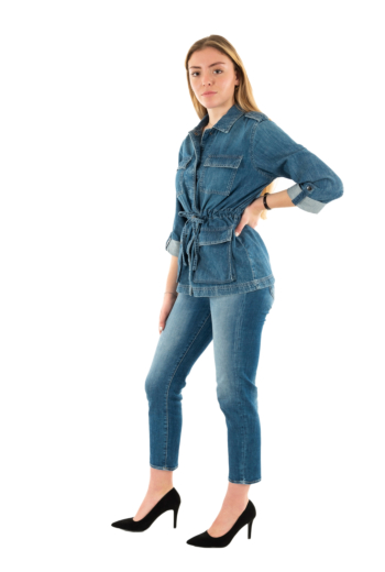 Blousons et vestes only kenya medium blue denim