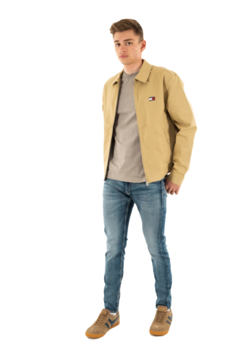 Blousons et vestes tommy jeans reg cotton act relic tan