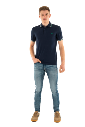 Polos fred perry mm3600 y30 drkcr/lecr/lblgr