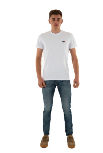 Tee shirt superdry essential contrast emb 01c optic