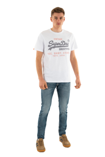 Tee shirt superdry vl heritage relaxed 01c optic