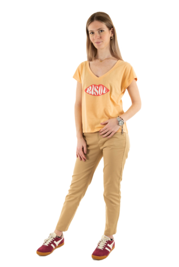 Tee shirt only anna caramel cream bisou