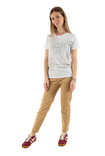 Tee shirt guess jeans w5gi46 g011 pure white