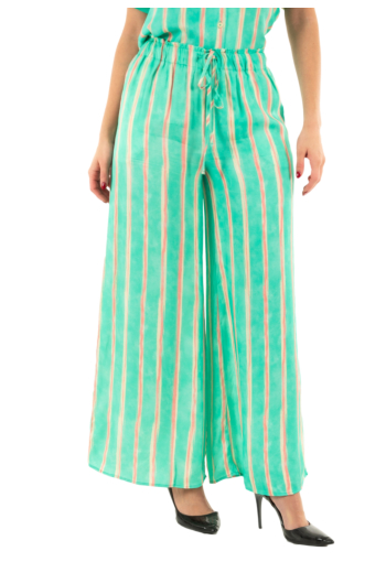 Pantalons freeman t. porter phandy crafty stripe cv12 f947 deep mint