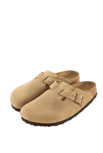 Sandales - nu-pieds birkenstock boston leoi narrow tabacco brown