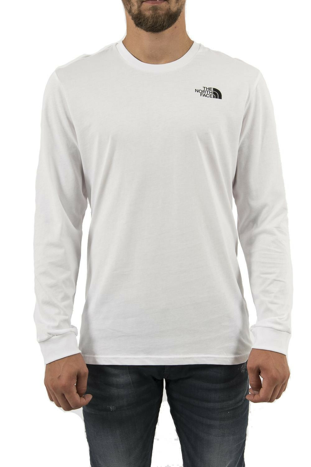 The north face 3l3b simple tee shirt manches longues blanc